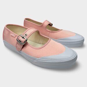 Vans Women's Mary Jane Shoes Ballet Chintz Rose Pink Canvas Style 93 NEW 8.5